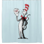 Rideaux De Douche Dr Seuss | Chat dans le Casquette & Krinklebine (Devant)
