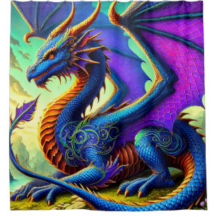 Rideaux De Douche Dragon