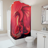 RIDEAUX DE DOUCHE DRAGON (En situation)