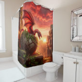 Rideaux De Douche Dragon (En situation)