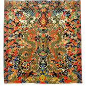 Rideaux De Douche Dragon asiatique chinois Art coloré (Devant)