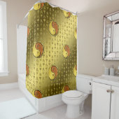 Rideaux De Douche Dragon de bois (En situation)
