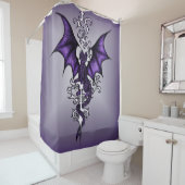 Rideaux De Douche Dragon d'ornement (En situation)