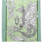 Rideaux De Douche Dragon Fée de Jardin (Devant)