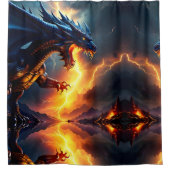 Rideaux De Douche Dragon Fight 2 (Devant)