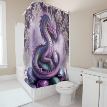 Dragon gothique mystique pourpre