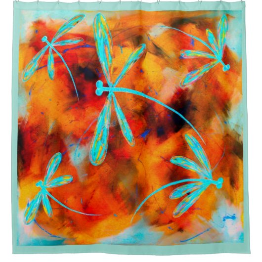 Rideaux De Douche Dragonfly Desert Flit (Devant)