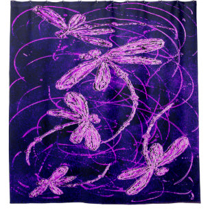 Rideaux De Douche Dragonfly Disco