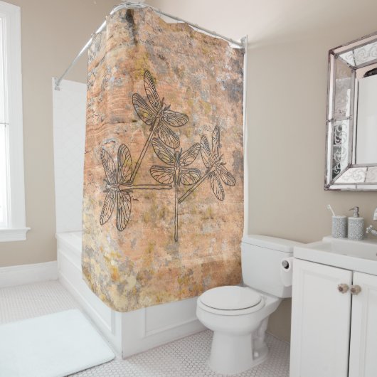 Rideaux De Douche Dragonfly Talking Canyons, Nouveau-Mexique (En situation)