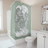 Rideaux De Douche Dragons enchaînés (En situation)