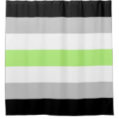 Rideaux De Douche Drapeau Agender (Devant)