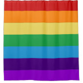 Rideaux De Douche drapeau arc-en-ciel (Devant)