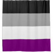 Rideaux De Douche Drapeau asexué (Devant)