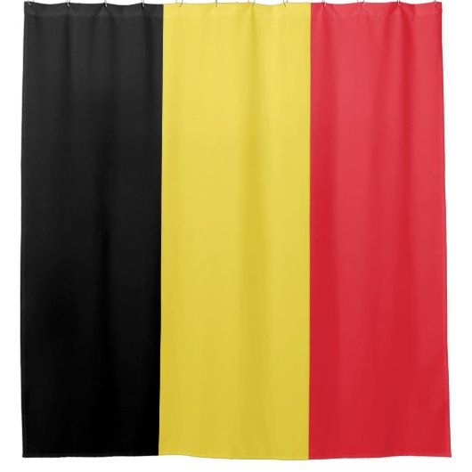 Rideaux De Douche Drapeau Belgique (Devant)