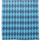 Rideaux De Douche Drapeau bleu Bavaria Rhombus Motif (Devant)