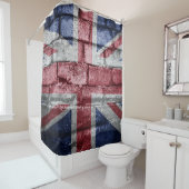 Rideaux De Douche Drapeau britannique (En situation)