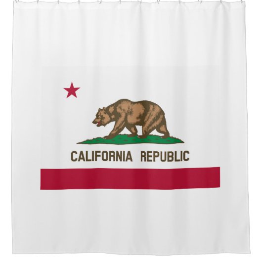 Rideaux De Douche Drapeau californien (Devant)