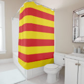 Rideaux De Douche Drapeau catalan (Catalogne) (En situation)