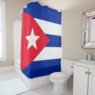 Rideaux De Douche Drapeau Cuba