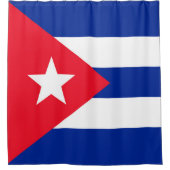 Rideaux De Douche Drapeau Cuba (Devant)