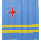 Rideaux De Douche Drapeau d'Aruba (Devant)