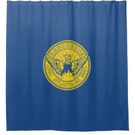 Rideaux De Douche Drapeau d'Atlanta (Géorgie, USA) (Devant)