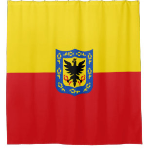 Rideaux De Douche Drapeau de Bogotá (capitale colombienne)