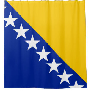 Rideaux De Douche Drapeau de Bosnie-Herzégovine