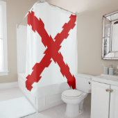 Rideaux De Douche Drapeau de Bourgogne (En situation)