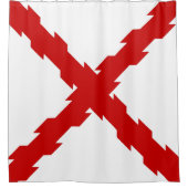 Rideaux De Douche Drapeau de Bourgogne (Devant)