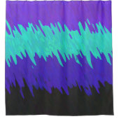 Rideaux De Douche Drapeau de fierté Alexigender Abstrait Squiggly Tr (Devant)