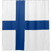 Rideaux De Douche Drapeau de Finlande (Devant)