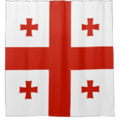 Rideaux De Douche Drapeau de Géorgie (Devant)