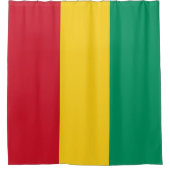 Rideaux De Douche Drapeau de Guinée (Devant)