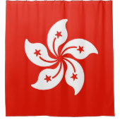 Rideaux De Douche Drapeau de Hong Kong (Devant)