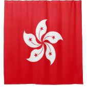 Rideaux De Douche Drapeau de Hong Kong (Devant)