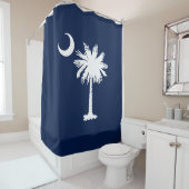 Rideaux De Douche Drapeau de la Caroline du Sud (En situation)