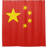 Rideaux De Douche Drapeau de la Chine (Devant)