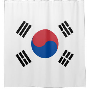 Rideaux De Douche Drapeau de la Corée du Sud (ROK)