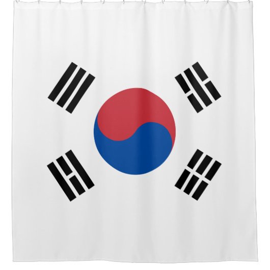Rideaux De Douche Drapeau de la Corée du Sud (ROK) (Devant)