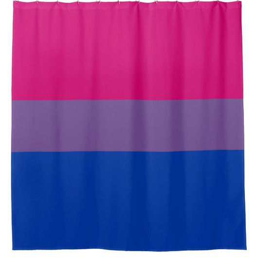 Rideaux De Douche Drapeau de la fierté bisexuelle (Devant)