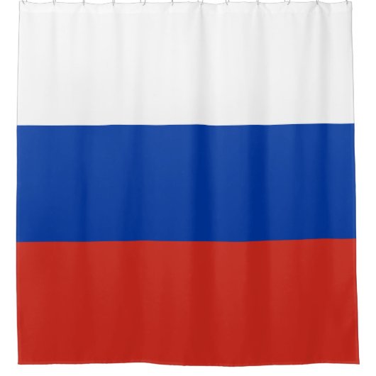 Rideaux De Douche Drapeau de la Russie (Devant)