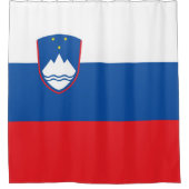 Rideaux De Douche Drapeau de la Slovénie (Devant)
