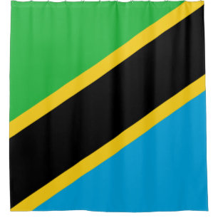 Rideaux De Douche Drapeau de la Tanzanie