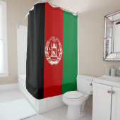 Rideaux De Douche Drapeau de l'Afghanistan (En situation)