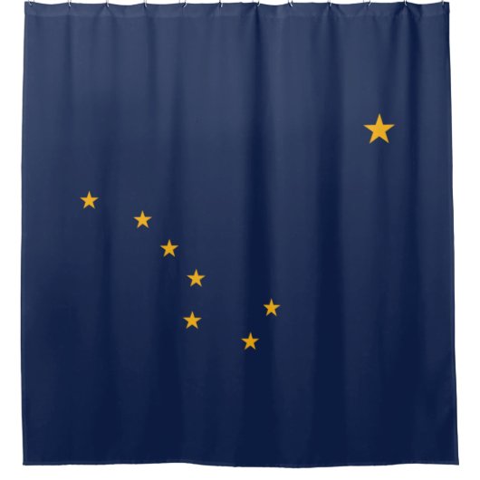 Rideaux De Douche Drapeau de l'Alaska (Devant)