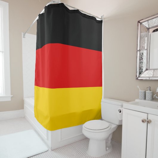 Rideaux De Douche Drapeau de l'Allemagne - Deutschland (En situation)