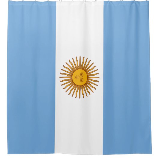 Rideaux De Douche Drapeau de l'Argentine (Devant)