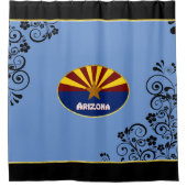 Rideaux De Douche Drapeau de l'Arizona (Devant)