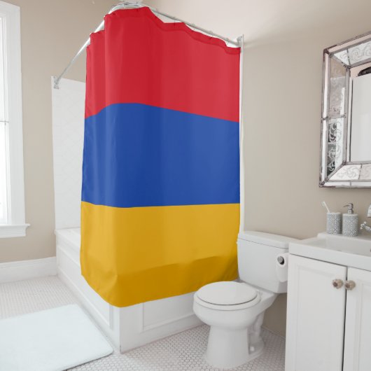 Rideaux De Douche Drapeau de l'Arménie (En situation)